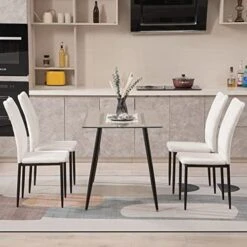 Nopurs Sherpa Dining Chairs Set Of 6 - Modern White Upholstered Boucle Dining Chairs High Back Armless Dining Chair With Black Metal Legs For Kitchen Dining Room Home Office 21 Nopurs Sherpa Dining Chairs Set Of 6 - Modern White Upholstered Boucle Dining Chairs High Back Armless Dining Chair With Black Metal Legs For Kitchen Dining Room Home Office -Amazon Store 51EbAlHhwAL. AC