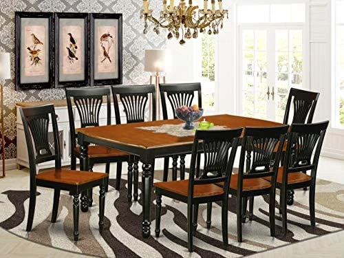 East West Furniture DOPL7-BCH-W Dining Set, 7 Pieces 12 East West Furniture DOPL7-BCH-W Dining Set, 7 Pieces - Image 11