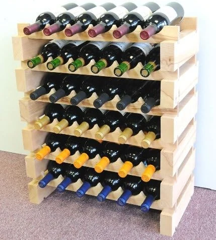 SfDisplay.com,LLC. Modular Wine Rack Beechwood 24-72 Bottle Capacity 6 Bottles Across Up To 12 Rows Newest Improved Model (48 Bottles - 8 Rows) 10 SfDisplay.com,LLC. Modular Wine Rack Beechwood 24-72 Bottle Capacity 6 Bottles Across Up To 12 Rows Newest Improved Model (48 Bottles - 8 Rows) - Image 8