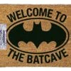 1art1 Batman Door Mat Floor Mat - Welcome To The Batcave (24 X 16 Inches)