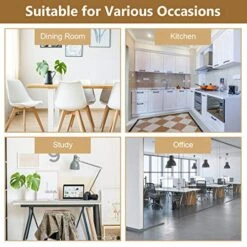 Giantex Wood Dining Table, Rectangular Kitchen Table, Modern Home Furniture For Dining Room (Walnut & Black) -Amazon Store 51Fu1L5r4NL