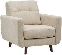 Amazon Brand – Rivet Sloane Mid-Century Modern Sofa Couch, 79.9"W, Pebble Grey -Amazon Store 51FzTR2rrBL. AC