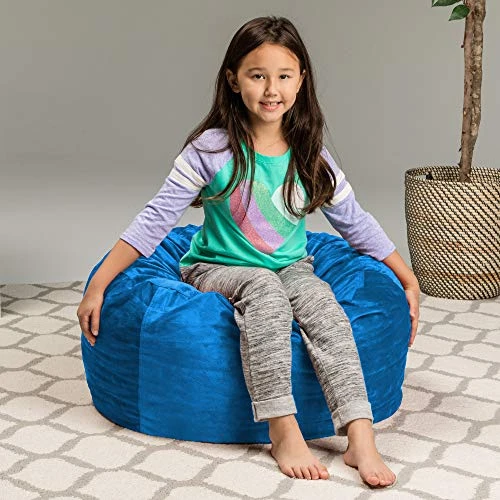 Sofa Sack - Plush, Ultra Soft Kids Bean Bag Chair - Memory Foam Bean Bag Chair With Microsuede Cover - Stuffed Foam Filled Furniture And Accessories For Kids Room - 2' Royal Blue 6 Sofa Sack - Plush, Ultra Soft Kids Bean Bag Chair - Memory Foam Bean Bag Chair With Microsuede Cover - Stuffed Foam Filled Furniture And Accessories For Kids Room - 2' Royal Blue - Image 4