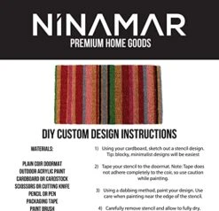 NINAMAR Door Mat All Natural Coir – 29.5 X 17.5 Inch -Amazon Store 51GQAnBt1lL