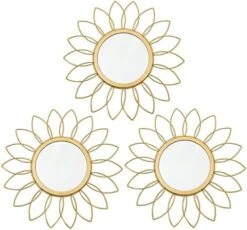 3 Pack Acrylic Burst Wall Mirror Metal Faux Diamonds Mirrors Bling Home Decorative Hanging Wall Art For Living Room Bedroom-Sliver -Amazon Store 51HOSHp0hpL. AC