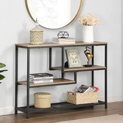 FIVEGIVEN Narrow Console Table For Entryway Hallway Table With Storage Shelves For Living Room Espresso Industrial 12 FIVEGIVEN Narrow Console Table For Entryway Hallway Table With Storage Shelves For Living Room Espresso Industrial -Amazon Store 51Hg15UYUjL. AC
