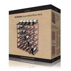 Final Touch 30-Bottle Assembled Wine Rack (30, Cherry) (FTR0303) 8 Final Touch 30-Bottle Assembled Wine Rack (30, Cherry) (FTR0303) -Amazon Store 51I2FAmUXyL
