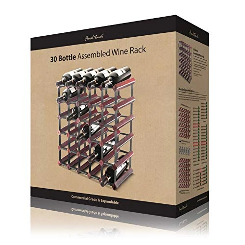 Final Touch 30-Bottle Assembled Wine Rack (30, Cherry) (FTR0303) 5 Final Touch 30-Bottle Assembled Wine Rack (30, Cherry) (FTR0303) - Image 3