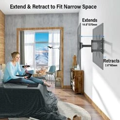 MOUNTUP Full Motion TV Wall Mount For Most 26-50 Inch TVs, Max VESA 300x300mm Wall Mount TV Bracket With Swivel Tilting Extension Level Adjustment For LED LCD Flat Curved TVs MU0018 15 MOUNTUP Full Motion TV Wall Mount For Most 26-50 Inch TVs, Max VESA 300x300mm Wall Mount TV Bracket With Swivel Tilting Extension Level Adjustment For LED LCD Flat Curved TVs MU0018 -Amazon Store 51IQvEyRPWL