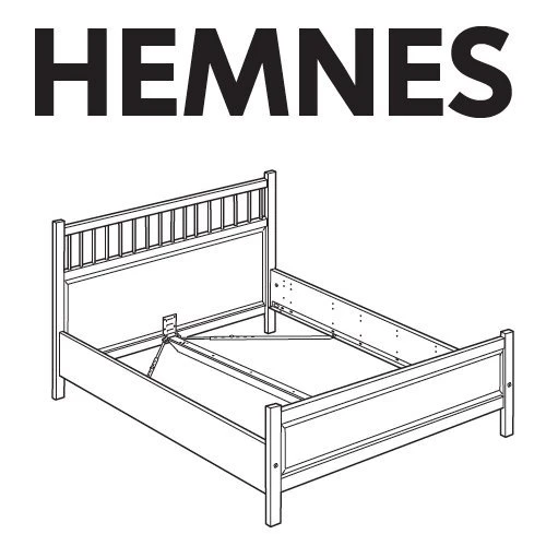 IKEA HEMNES Bed Frame Hardware - IKEA Replacement Parts For Assembling IKEA Beds 4 IKEA HEMNES Bed Frame Hardware - IKEA Replacement Parts For Assembling IKEA Beds - Image 2