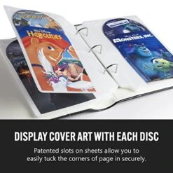 Bellagio-Italia Insert Sheets For CD/DVD Storage Binder - Holds DVDs, CDs, Blu-Rays & Video Games - Acid-Free Binder Organizer Sheets - 16 Sheets - 2 Pack -Amazon Store 51JjQoGhIzL 1