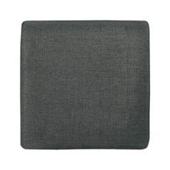 BOWERY HILL Montego Multipurpose Home, Kitchen, Dining Bar Living Room Sofa Table Set With 3 Upholstered Stools, Chairs In Dark Walnut And Gray Fabric -Amazon Store 51JlK697nmL