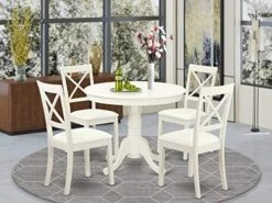 East West Furniture ANBO3-LWH-LC Dining Set, 3-Piece 19 East West Furniture ANBO3-LWH-LC Dining Set, 3-Piece -Amazon Store 51JwD6t7UBL. AC