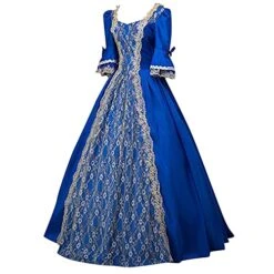 JEGULV Victorian Gown Dress For Women, Women's Court Cosplay French Lolita Dress Halloween Princess Costume Renaissance Dress -Amazon Store 51JydFHVsYL