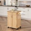 Homestyles General Line Mobile Kitchen Cart, FURNITURE, Natural -Amazon Store 51K0faL5UYL