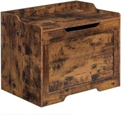 HOOBRO Storage Chest, Storage Bench With Safety Hinge, Retro Storage Organizer, Storage Trunk, Enclosure On Top, Supports 220 Lb, Entryway Shoe Bench, Easy Assembly, Rustic Brown BF79CW01 18 HOOBRO Storage Chest, Storage Bench With Safety Hinge, Retro Storage Organizer, Storage Trunk, Enclosure On Top, Supports 220 Lb, Entryway Shoe Bench, Easy Assembly, Rustic Brown BF79CW01 -Amazon Store 51KJ9EtWpqL. AC