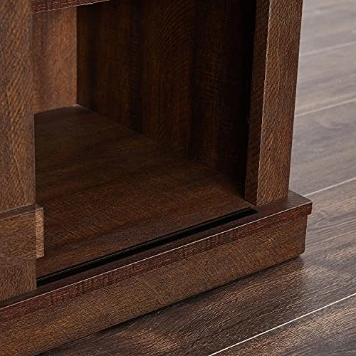 RICHSEAT Modern Farmhouse Wood TV Stand For TVs Up To 60 Inch, Home Living Room Storage Table TV Stands Cabinet Doors And Shelves Entertainment Center, Dark Brown 6 RICHSEAT Modern Farmhouse Wood TV Stand For TVs Up To 60 Inch, Home Living Room Storage Table TV Stands Cabinet Doors And Shelves Entertainment Center, Dark Brown - Image 4