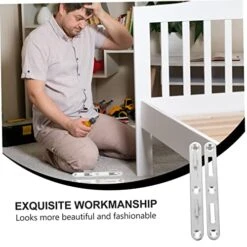 CORHAD 4 Sets Brackets Duty Inch Furniture Screws For Bracket Slot Fittings Plates Hardware Heavy Rail Replacement Boards Of Hook With And Foot- Fitting Connecting Fasteners -Amazon Store 51KxuMFOhpL