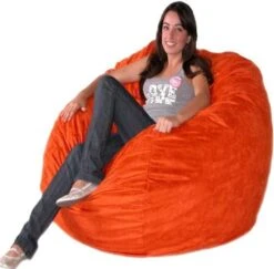 Cozy Sack 3-BB-CINNABAR Bean Bag Chair, 3 Foot XL -Amazon Store 51KyX066LSL. AC