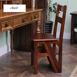 Portable Step Stoo - 4 Wood For Adult Folding Ladder 4 Tier Ladder-Shaped Plant Stand Display Rack Shelf Multi-Function Chair -Amazon Store 51KyuFTAH0L