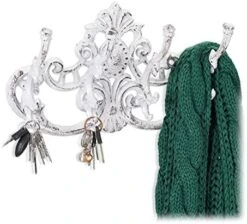 Relaxdays Wall-Mounted Coat Rack, 4 Hooks, Cast Iron, Country House Style, H X W X D: 20.5x34x12.5 Cm, Diff. Colours 17 Relaxdays Wall-Mounted Coat Rack, 4 Hooks, Cast Iron, Country House Style, H X W X D: 20.5x34x12.5 Cm, Diff. Colours -Amazon Store 51L7stERhGL. AC