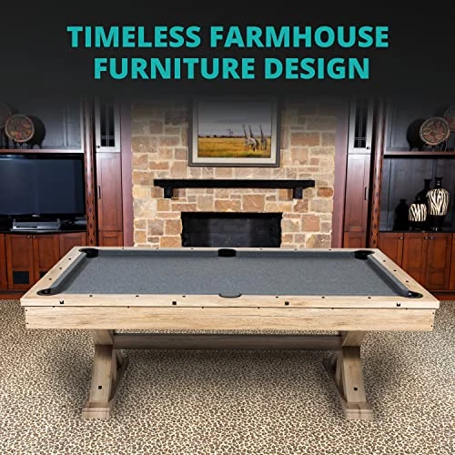 Freetime Fun Rockford 7-FT 3 In 1 Multi Game Featuring Pool Dining Table And Table Tennis Tables, Storage Benches And Upgraded Accessories Kit Included 7 Freetime Fun Rockford 7-FT 3 In 1 Multi Game Featuring Pool Dining Table And Table Tennis Tables, Storage Benches And Upgraded Accessories Kit Included - Image 5