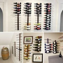 B4Life Wine Rack Wall Mounted, Wall Wine Rack For 12 Wine Bottles Wood Wine Racks For Wall, Wine Holder Wall Mounted Wine Bottle Racks For Kitchen,Dining Room,Bar -Amazon Store 51LQ0QP5lYL