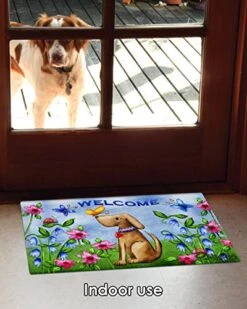 Toland Home Garden 800202 Welcome Dog Spring Door Mat 18x30 Inch Summer Outdoor Doormat For Entryway Indoor Entrance 7 Toland Home Garden 800202 Welcome Dog Spring Door Mat 18x30 Inch Summer Outdoor Doormat For Entryway Indoor Entrance -Amazon Store 51LQ5tffMZL