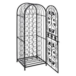 VidaXL Wine Rack For 45 Bottles Metal