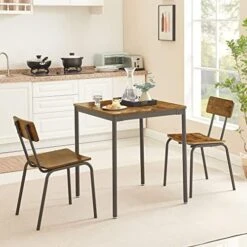 LUCKHAO Bar Table And Chairs Set For 2, 3 Piece Bistro Pub Table With 2 Stools,PU Upholstered Counter Height Dining Table And Chairs Set For Kitchen,Living Room,Bar,Small Spaces (Rectangular Grey) 19 LUCKHAO Bar Table And Chairs Set For 2, 3 Piece Bistro Pub Table With 2 Stools,PU Upholstered Counter Height Dining Table And Chairs Set For Kitchen,Living Room,Bar,Small Spaces (Rectangular Grey) -Amazon Store 51LntP0EmdL. AC