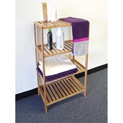 Proman Products Bamboo 4 Tier Shelf -Amazon Store 51Lqk3SjdtL