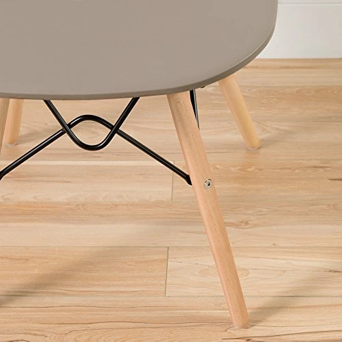 South Shore Annexe Eiffel Style Office Chair, Wood, Clear And Gray, 16D X 16.25W X 32.5H In 6 South Shore Annexe Eiffel Style Office Chair, Wood, Clear And Gray, 16D X 16.25W X 32.5H In - Image 4