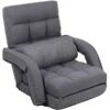FLOGUOR Indoor Floor Gaming Chairs For Adults With Back Support,Chaise Lounge, 42-Position Folding Lazy Sofa With Pillow For Living Room, Bedroom, Balcony(Grey) 8803GR 2 FLOGUOR Indoor Floor Gaming Chairs For Adults With Back Support,Chaise Lounge, 42-Position Folding Lazy Sofa With Pillow For Living Room, Bedroom, Balcony(Grey) 8803GR -Amazon Store 51MdR2OzRaL