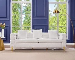 AMERLIFE Sofa, 2 Piece Sofa Set, Loveseat Set- Oversize Sofa Couch, Comfy Sofa For Living Room- Bouclé Deep Seat Sofa, White Sofa 23 AMERLIFE Sofa, 2 Piece Sofa Set, Loveseat Set- Oversize Sofa Couch, Comfy Sofa For Living Room- Bouclé Deep Seat Sofa, White Sofa -Amazon Store 51MmopQNQqL. AC 1