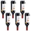 Hipiwe Pack Of 6 Wall Mounted Wine Racks - Red Wine Bottle Display Holder With Screws, Metal Hanging Wine Rack Organizer -Amazon Store 51NH6T3xTqL
