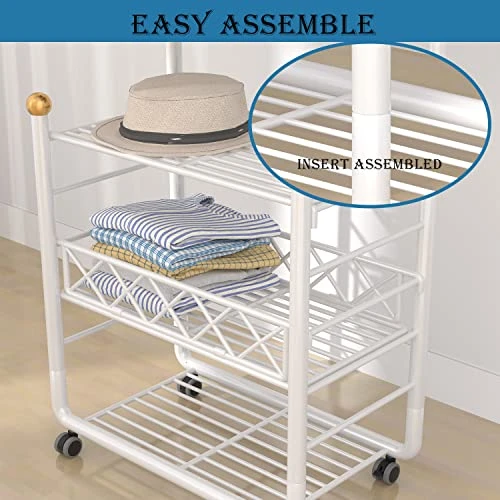 Oroonoko 3-in-1 Entryway Hall Tree Stand Coat Rack With Shoe Storage And Hooks For Entryway Living Room,Bathroom,Hallway 6 Oroonoko 3-in-1 Entryway Hall Tree Stand Coat Rack With Shoe Storage And Hooks For Entryway Living Room,Bathroom,Hallway - Image 4