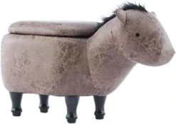 Home 2 Office Cow Ottoman For Kids' Bedroom, Playroom, Nursery, And Living Room, Animal Ottoman With Storage, Footstool For Kids, Black/White -Amazon Store 51NzaeIbHWL. AC