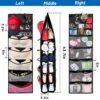 PENGFULL Hanging Shoe Organizer Rack,Closet Hanging Organizer,Side Pockets Have 27 Pockets,4 Self-Adhesive Straps, Can Be Used For Several Things.Perfect For Closets, RVs, Campers, Student Dormitory -Amazon Store 51O7PRGUgpL