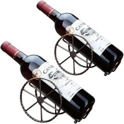 Countertop Wine Rack - Wine Holder For Wine Storage - Red Bronze Metal Wine Rack - Wine Racks Countertop - Small Wine Rack - Wine Bottle Storage - Tabletop Wine Rack -Amazon Store 51O7pExh1wL. AC