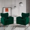 Sucrever Green Accent Chairs Set Of 2 With Armrests/Pillow, Upholstered Wingback Chair, Comfy Tufted Easy Stylish Velvet Accent Chair Set Of 2 For Bedroom Living Room Club And Fireplace 1 Sucrever Green Accent Chairs Set Of 2 With Armrests/Pillow, Upholstered Wingback Chair, Comfy Tufted Easy Stylish Velvet Accent Chair Set Of 2 For Bedroom Living Room Club And Fireplace -Amazon Store 51OTn6r3vEL