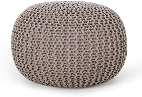 Christopher Knight Home Nahunta Pouf, Coral 10 Christopher Knight Home Nahunta Pouf, Coral - Image 8
