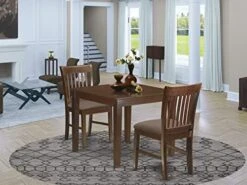 East West Furniture OXNO5-MAH-C Kitchen Set -Amazon Store 51P8rDWFJ6L. AC