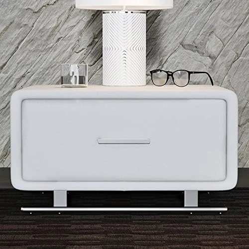 Zuri Vetro Accent Chest In Black Leatherette With Six Soft-Close Drawers 10 Zuri Vetro Accent Chest In Black Leatherette With Six Soft-Close Drawers - Image 8