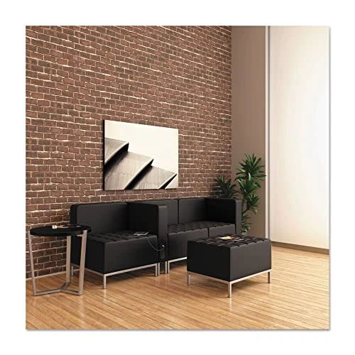Alera ALEQB8116 Alera Qub Series Armless L Sectional, 26 3/8 X 26 3/8 X 30 1/2, Black 5 Alera ALEQB8116 Alera Qub Series Armless L Sectional, 26 3/8 X 26 3/8 X 30 1/2, Black - Image 3