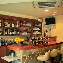 PAMISO 2-Tiers Wine Rack, 8-Bottles Bamboo Wine Stand Holder Wine Rack Countertop For Pantry, Kitchen, Bars, Wine Cellar -Amazon Store 51QTXfpfb0S