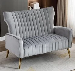 Artechworks Curved Tufted Accent Chair With Metal Gold Legs Velvet Upholstered Arm Club Leisure Modern Chair For Living Room Bedroom Patio, Caramel Color, Orange 23 Artechworks Curved Tufted Accent Chair With Metal Gold Legs Velvet Upholstered Arm Club Leisure Modern Chair For Living Room Bedroom Patio, Caramel Color, Orange -Amazon Store 51QXrYPh0dL. AC