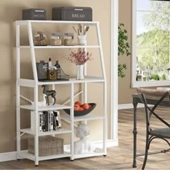 Tribesigns 8-Tier Industrial Baker's Rack With Storage Shelves, Free Standing Microwave Oven Stand Spice Rack For Kitchen, Utility Storage Shelf Organizer For Home -Amazon Store 51QcwDpI5hL