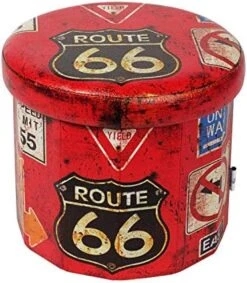 B FSOBEIIALEO Folding Storage Ottoman Round, Faux Leather Foot Rest Seat, Storage Organizer Toy Chest 15" (Route 66 Barrel) 13 B FSOBEIIALEO Folding Storage Ottoman Round, Faux Leather Foot Rest Seat, Storage Organizer Toy Chest 15" (Route 66 Barrel) -Amazon Store 51QjILcCwfL. AC