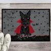 Caroline's Treasures VHA3037MAT Halloween Vampire Scottie Indoor Or Outdoor Mat 18x27, Front Door Mat Indoor Outdoor Rugs For Entryway, Non Slip Washable Doormat Low Door Clearance, -Amazon Store 51QxxFJvQOL