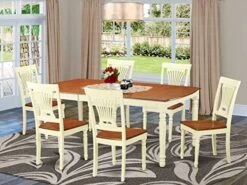 East West Furniture DOPL7-BCH-W Dining Set, 7 Pieces 23 East West Furniture DOPL7-BCH-W Dining Set, 7 Pieces -Amazon Store 51QzmVAMoKL. AC